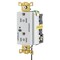 Hubbell Wiring Device-Kellems Straight Blade Receptacle, 5-15R, 15 A, 125V AC, 2 Pole, 3 Wire, Grounded HBL5262LC2W - alternate 1